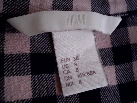 Tunika kocka m-l, h&m,l