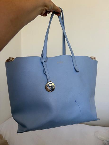 Furla kozena velka belasa pc 450 modra kabelka p, furla