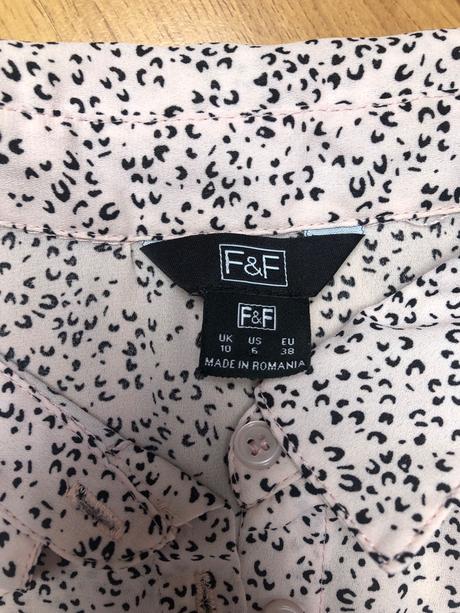 Blúzka bledoruzová, f&f,38