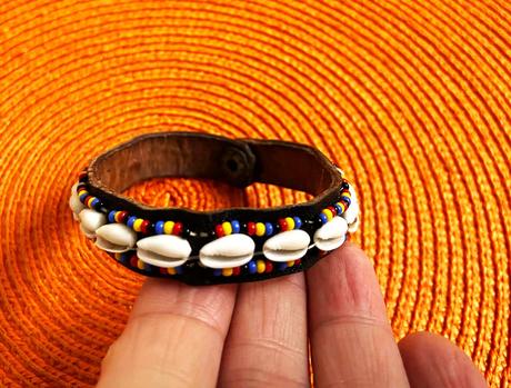 Kožený náramok reggae jamajka, 