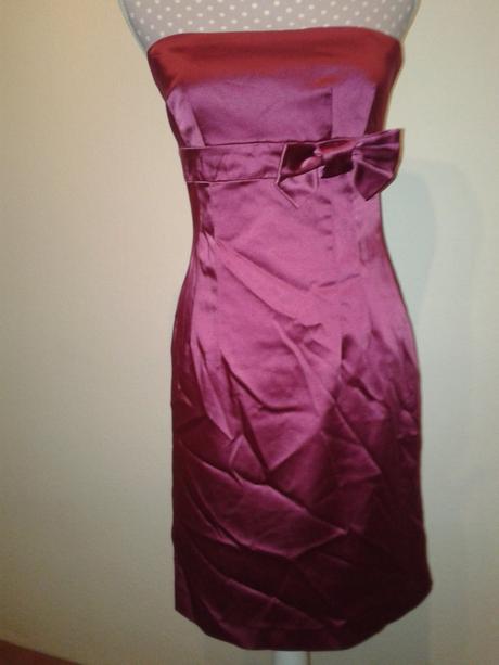 Fuchsiové korzetové šaty oasis veľ. 38, 38