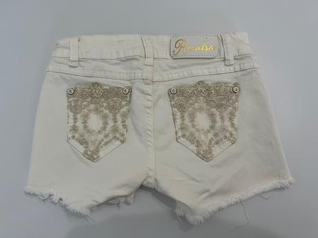 Nádherne zdobené riflové kraťasy, 26