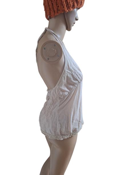 Dámska ľahučká blúzka na zaväzovanie, m