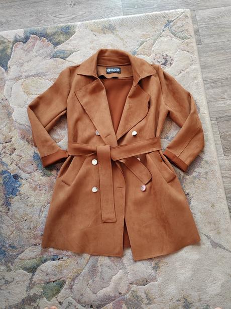 Tenší semišový kabátik, m