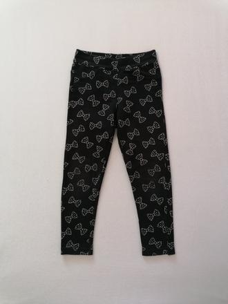 Zateplene leginy s mašličkami, palomino,98