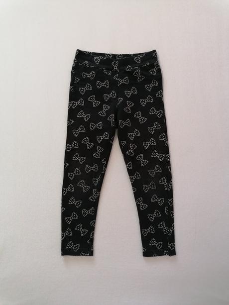 Zateplene leginy s mašličkami, palomino,98