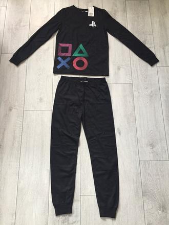 Chlapčenske pyžamo playstation 10-12 rokov, h&m,146 / 152