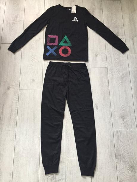 Chlapčenske pyžamo playstation 10-12 rokov, h&m,146 / 152