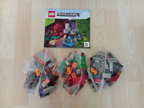 21172 lego minecraft zničený portál, 