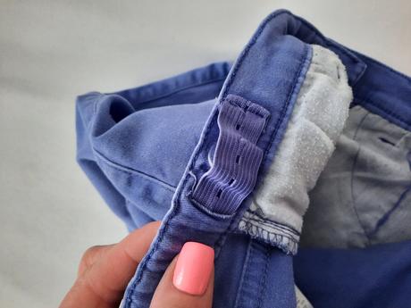 Fialové riflové nohavice, f&f,146