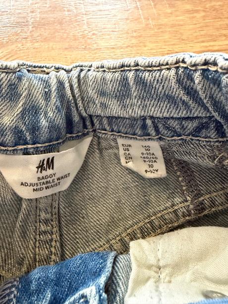 Dievčenské baggy rifle, h&m,140