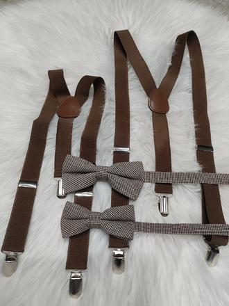 Motýliky s trakami otec-syn,