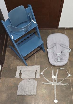 Stokke tripp trapp + newborn set + baby set, stokke