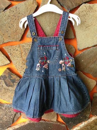 Riflové šaty so spodničkou, debenhams,92