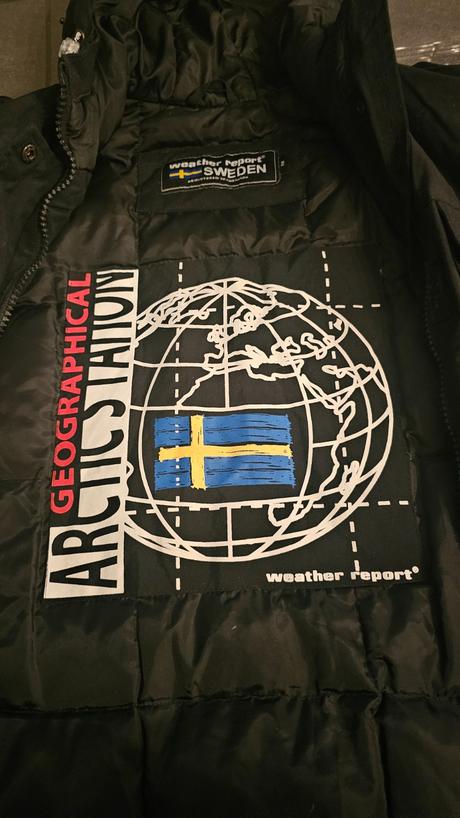 Severská švédska páperová bunda, 38