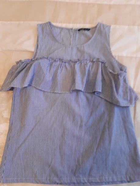 Blúzka a bordove tielko grátis k nej, house,s