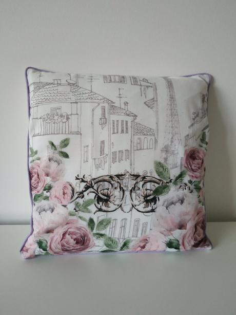 Vintage obliecka s vankusom, 40x40 cm, 