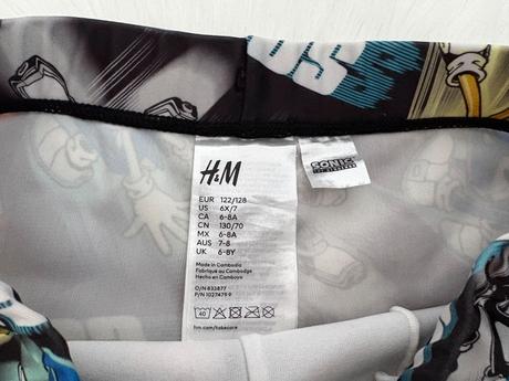 Sonic plavky v. 122/128, h&m,128
