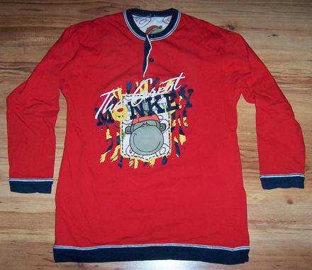 Bavlnené tričko s dlhým rukávom, 134