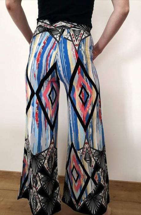 Letné nohavice v bohémskom štýle, s