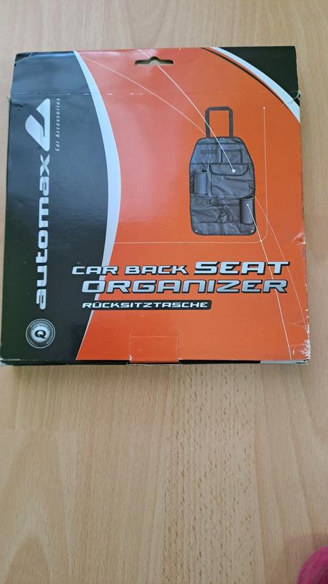 Sedadlový organizér do auta, 