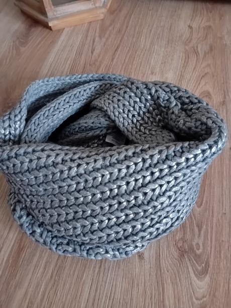 Strieborno-šedý šál/tunel, pepco