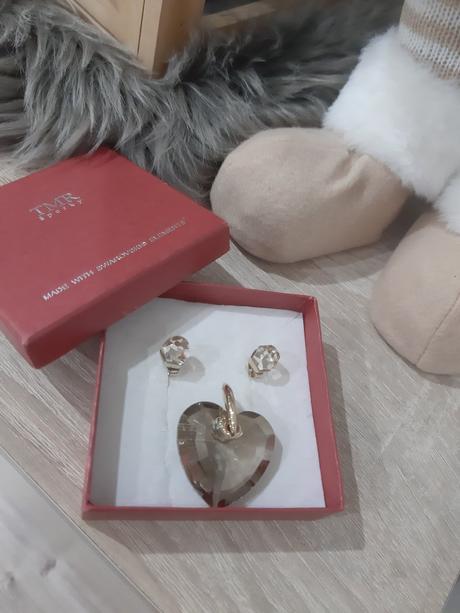 Set swarovski náušnice s príveskom, swarovski