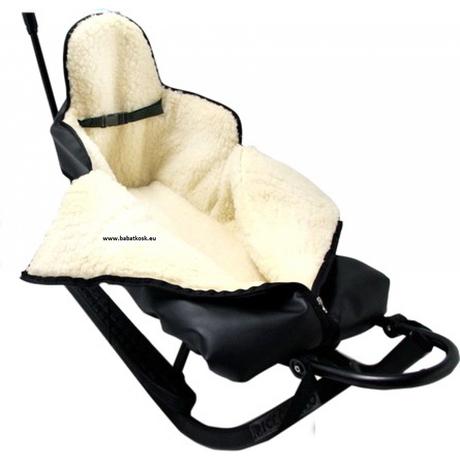 Detské sánky + fusak+polohovatelná rukoväť,