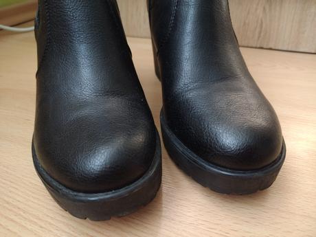 Čierne kotníkové topánky, graceland,40