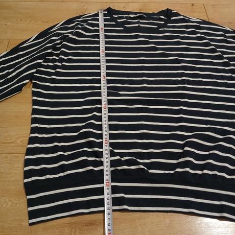 Pásikavé ležérne bavlnené tričko, tchibo,46