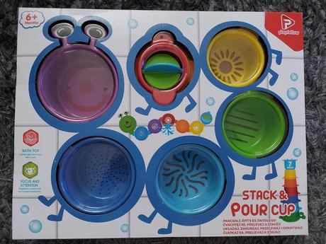 Hračka hrnčeky na prelievanie do vody, 