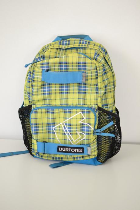 Limetkovo-tyrkysový ruksak burton, burton