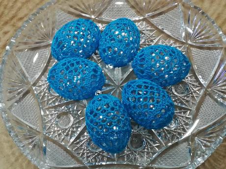 Háčkované vajíčka - a25,