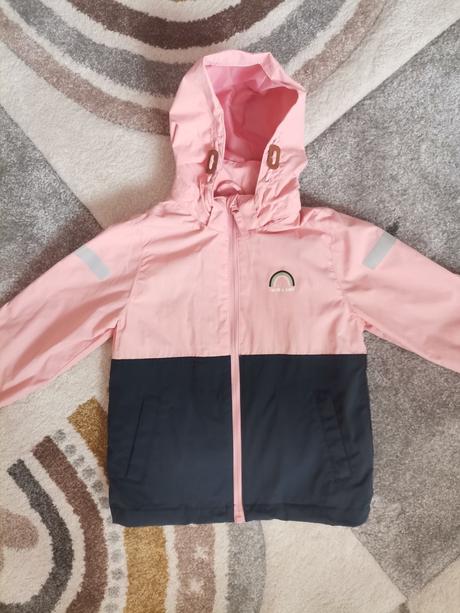 Raz oblečená nepremokavá bunda, h&m,110