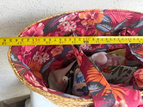 Calzedonia boho velka plazova taska kabela kosik,