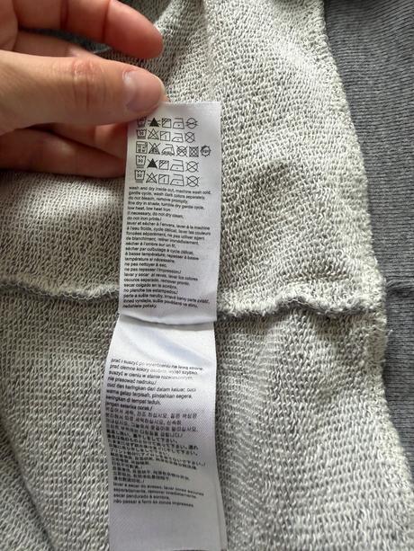 Calvin klein jeans šedé mikinové šaty/tunika veľko, calvin klein,m