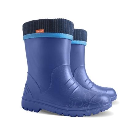 Detské ultra ľahké zateplené gumáčiky / modré, demar,22 / 23 / 28 / 29