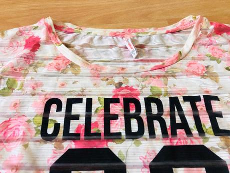 Bluzka / tričko kvietkované, new yorker,s