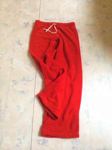 Teplé flisové hrubé nohavice, l