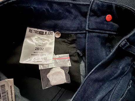 Damske slim rifle retro jeans 28/32, 28 / 36