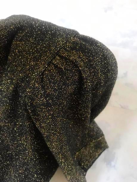 Spoločenský trblietavý svetrík, xl