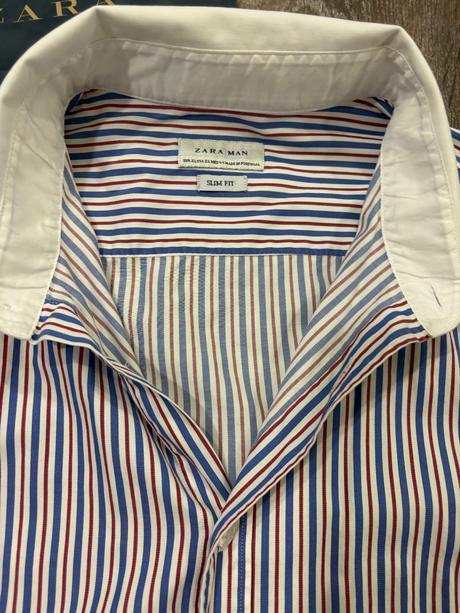 Zara slim fit panska kosela xl, zara,xl