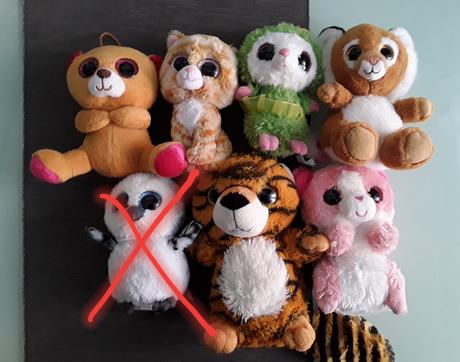 Plyšové okaté zvieratká, 