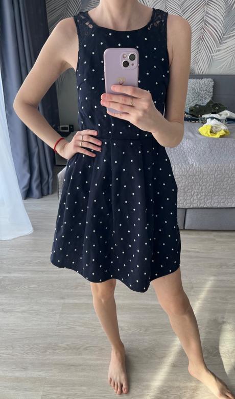 Saty s cipkou a vystrihom na chrbte, tally weijl,xs