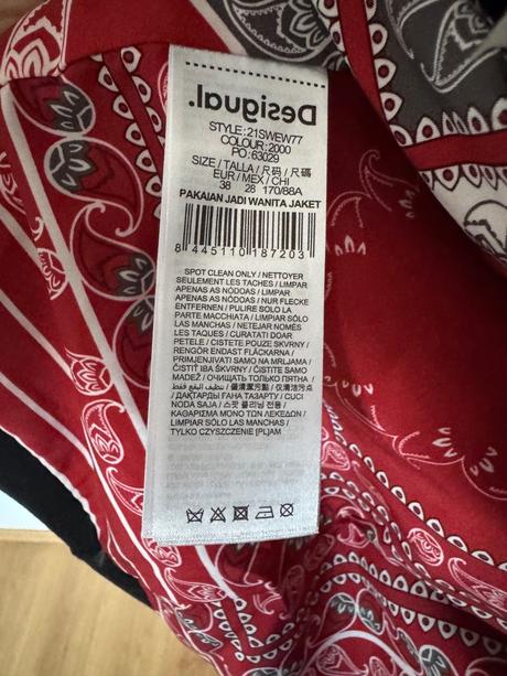 Krásny kabát desigual, desigual,38