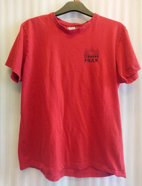 Pánske červené tričko s motívom, basic, l, l