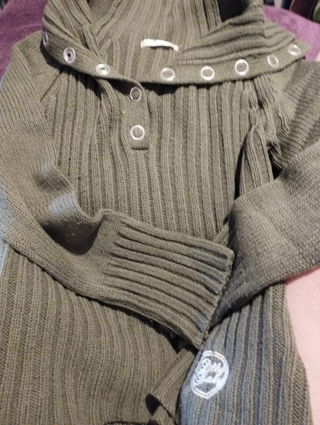 Dámsky sveter, fishbone,m