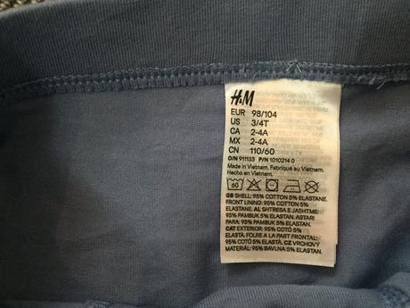 Chlapcenske boxerky 2-4 roky, h&m,98 / 104