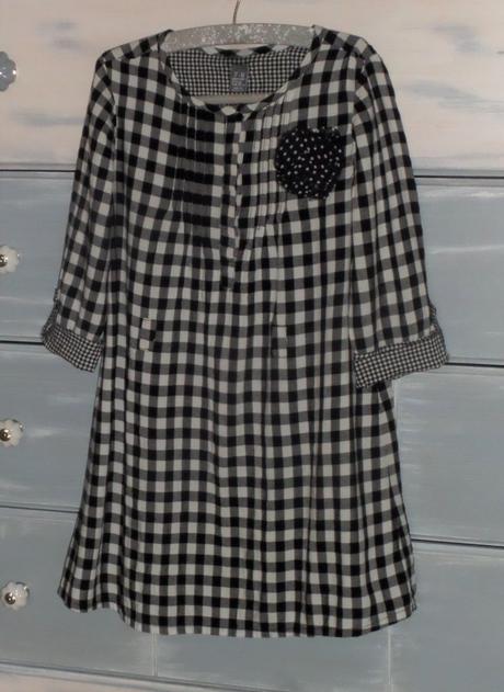 Káro šaty, zara,128