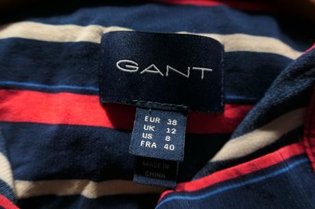 Gant luxusne zostihlujuce pasikave saty s/m, gant,s